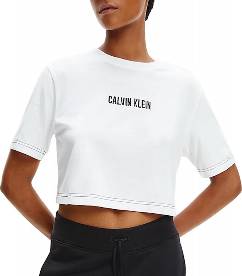 Majica Calvin Klein Open Back Cropped T-Shirt