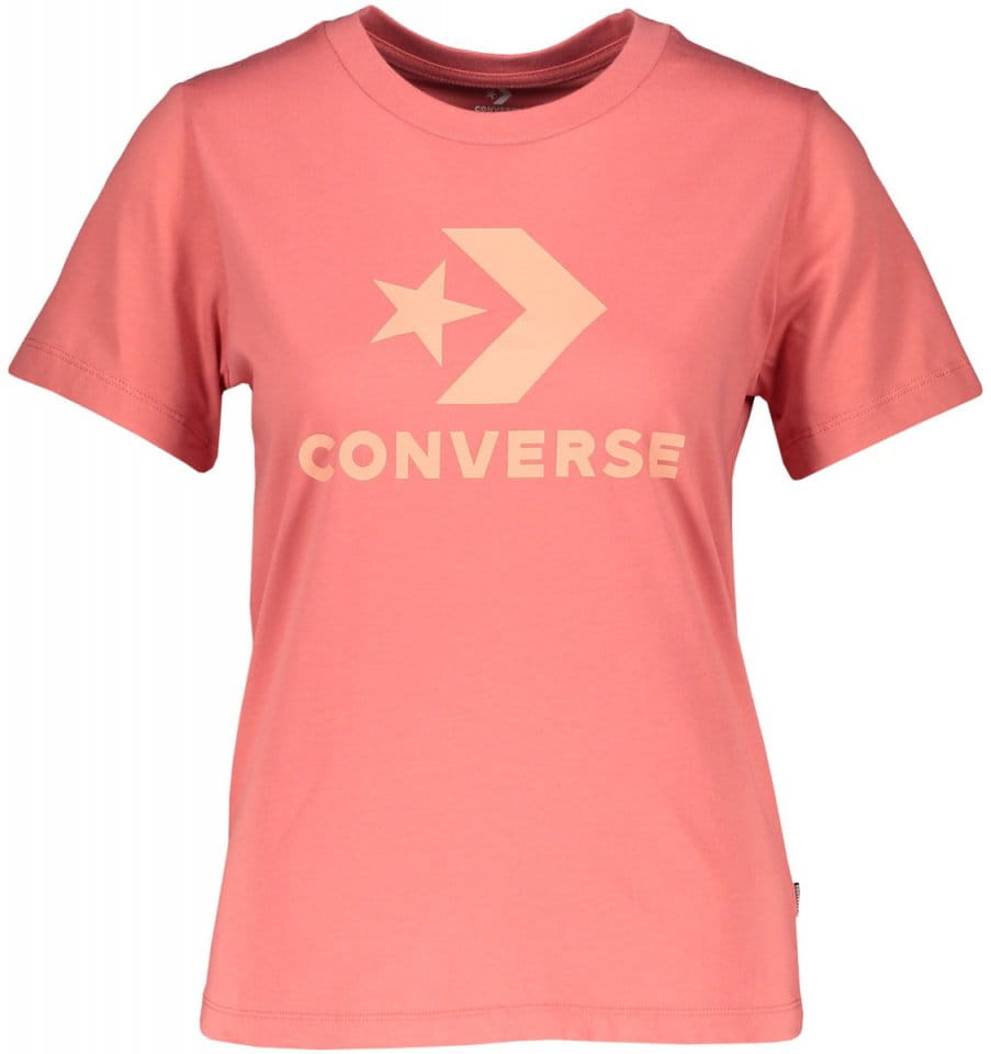 Majica Converse Converse Star Chevron Damen T-Shirt Pink F664