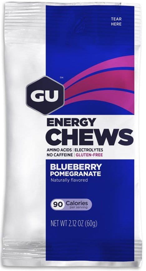 Energetski gelovi GU Energy Chews 60 g Blueberry Pomegr