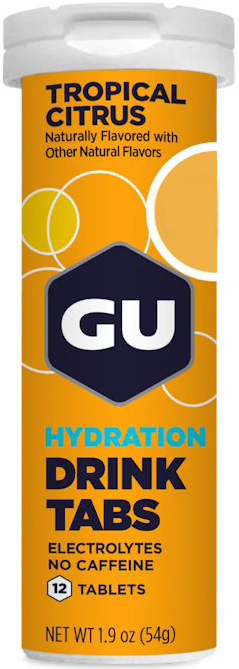 Tablete Energy GU Hydration Drink Tabs 54 g Tropical Citrin