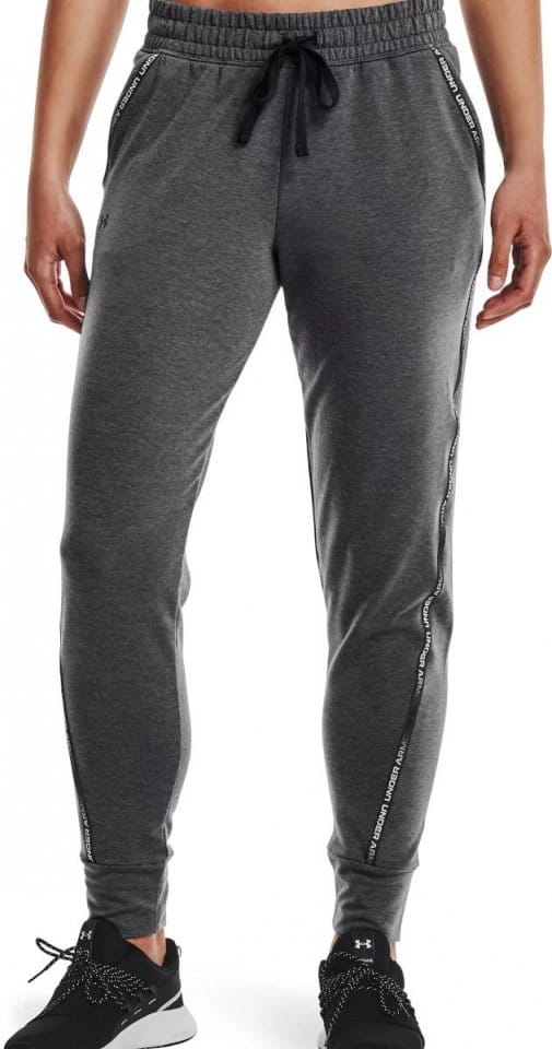 Hlače Under Armour UA Rival Terry Taped Pant-GRY