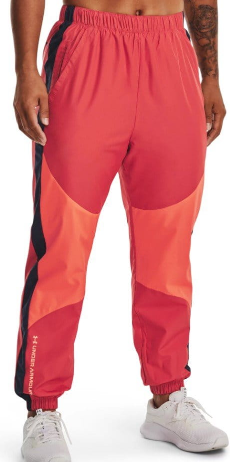 Hlače Under Armour UA Rush Woven Pant -RED