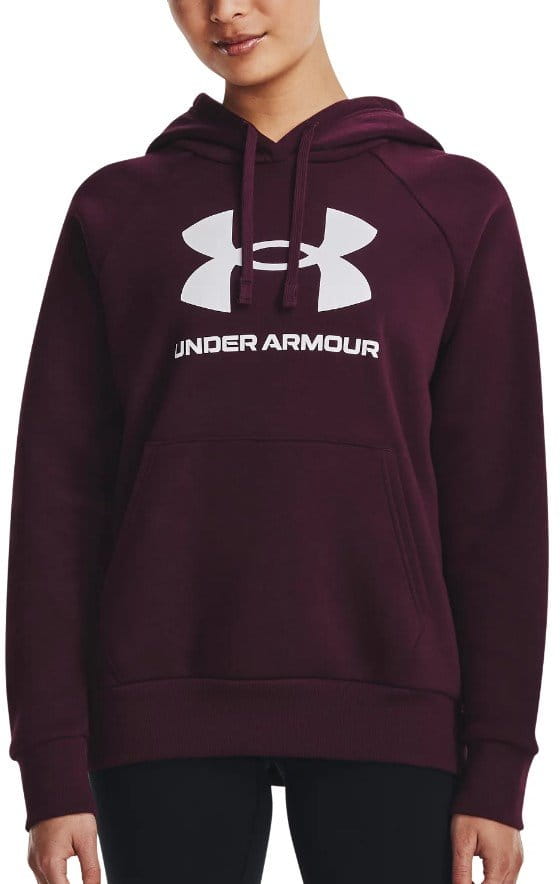 Majica s kapuljačom Under Armour UA Rival Fleece Big Logo Hdy-MRN
