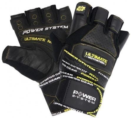 Rukavice System POWER SYSTEM-GLOVES ULTIMATE MOTIVATION-YELLOW