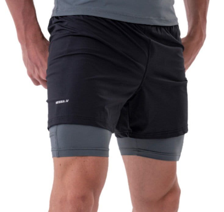 Kratke hlače Nebbia Double-Layer Shorts with Smart Pockets