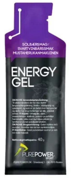 Energetski gelovi Pure Power Energy Gel Blackcurrants 40 g