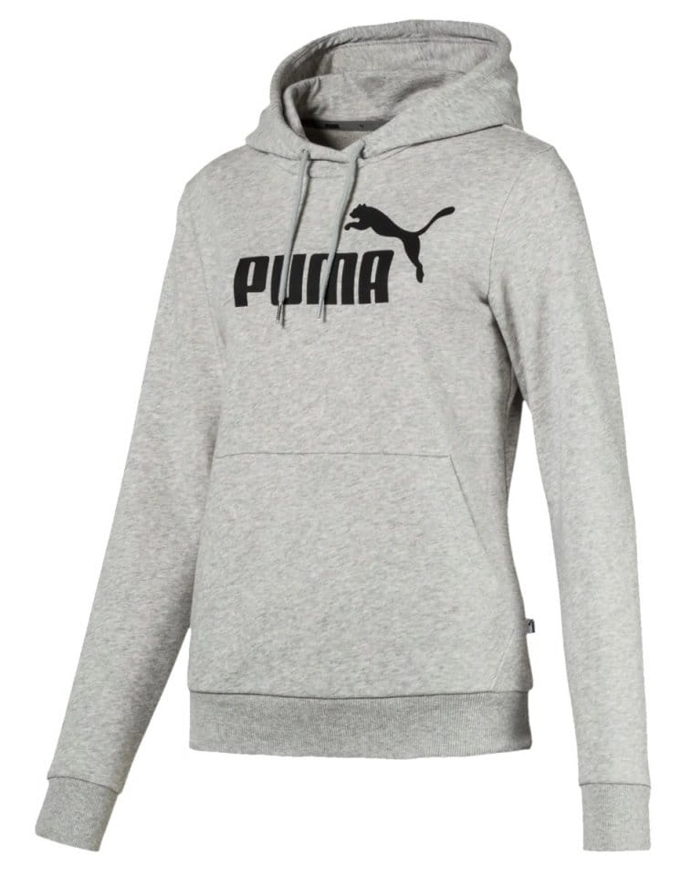 Majica s kapuljačom Puma Essential Logo Hoody TR Damen Grau F04