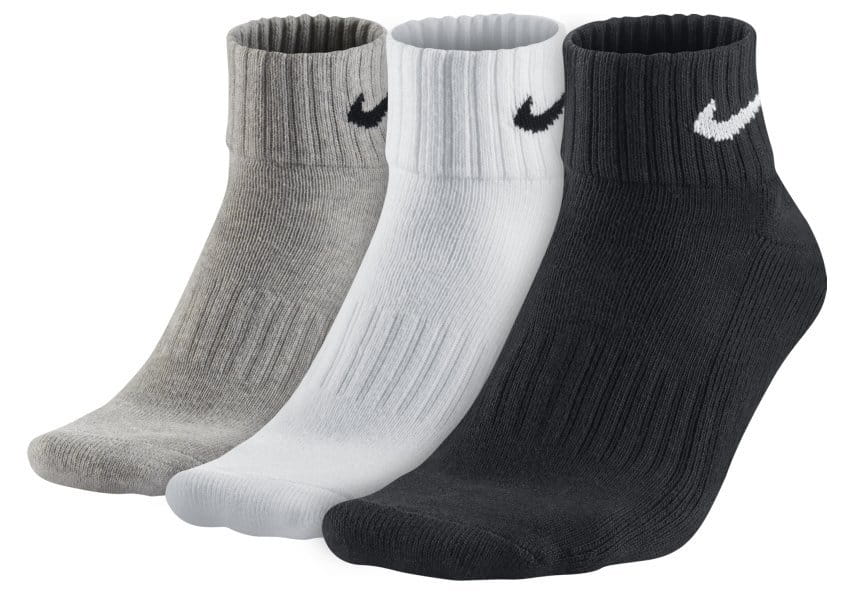 Čarape Nike 3PPK VALUE COTTON QUARTER S,M