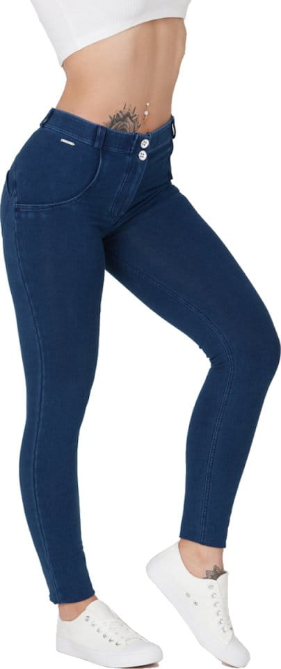 Hlače Boost Jeans Mid Waist Dark Blue