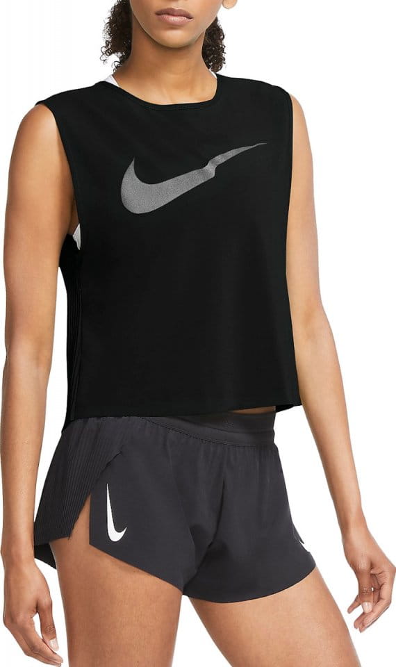 Majica bez rukava Nike W NK RUN DIVISION TANK PLEATED