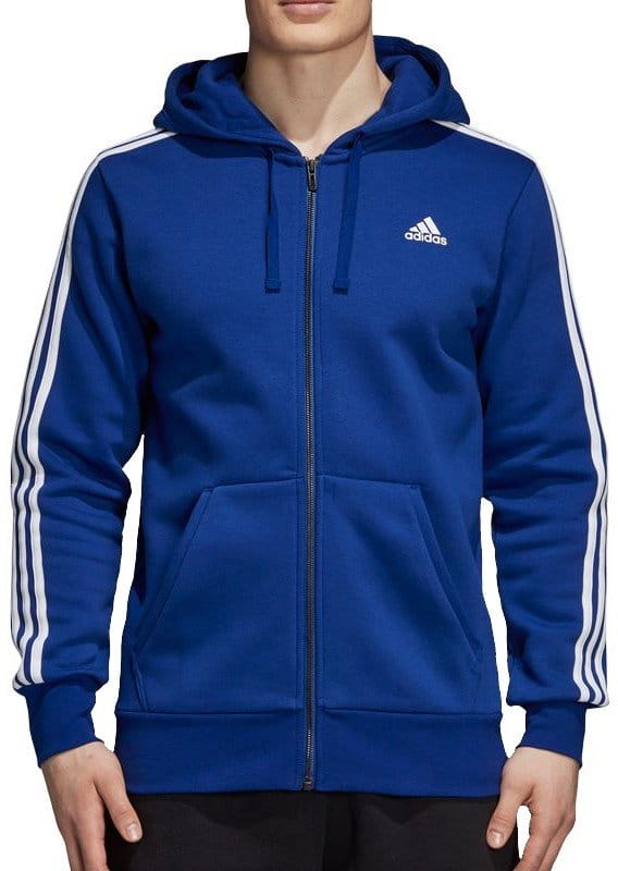 Majica s kapuljačom adidas Sportswear Essentials 3-Stripes FZ Brushed Bluza