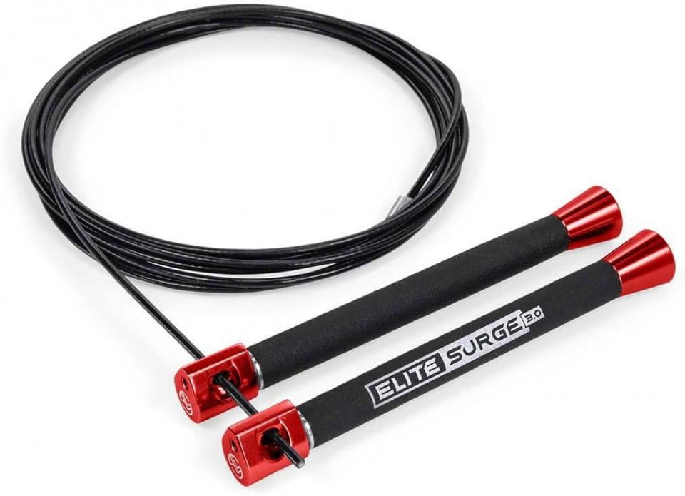 Uže za preskakanje SRS Elite Surge 3.0 - Red Handle / Black Cable