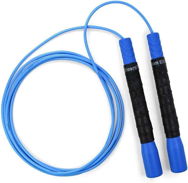 Uže za preskakanje ELITE SRS Pro Freestyle Jump Rope - Blue Handle/Blue Cord