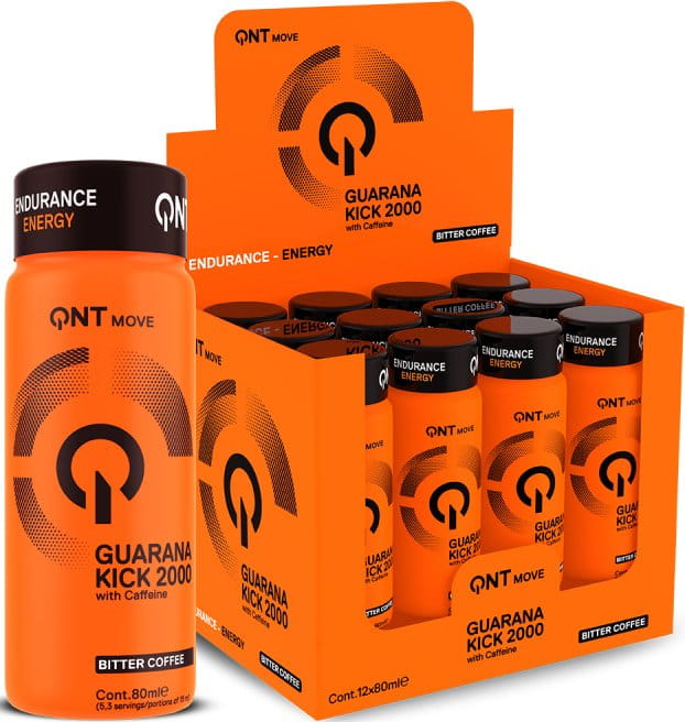 Stimulansi prije treninga QNT Guarana Kick shot 2000 mg (Guarana + Caffeine)