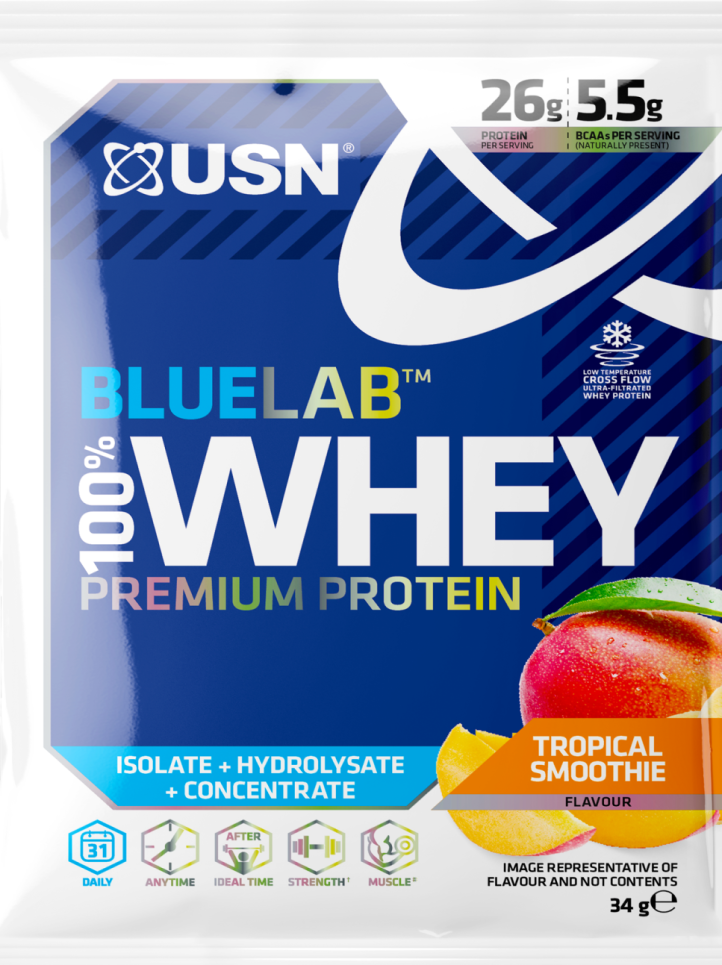 Protein sirutke u prahu USN 100% Premium BlueLab uzorak 34g