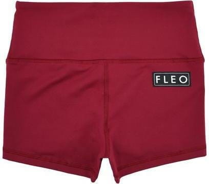 Kratke hlače FLEO Deep Red High Rise Original